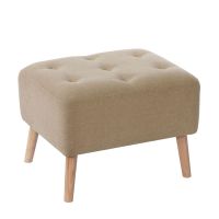 Pouf Lyon Lino Natural