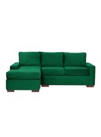 SECCIONAL IZQ LIVORNO TELA VELVET VERDE