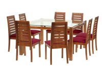 Juego De Comedor Barcelona 1400X1400 S/Tenerife Tela Burdeo