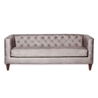 SOFA BRESCIA 3C CUERO KENTUCKY GRIS
