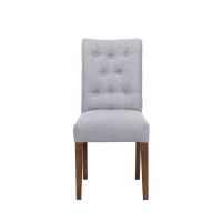 Silla Oviedo Lino Gris Claro