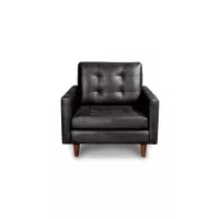 SOFA NAPOLES 1C CUERO KENTUCKY NEGRO