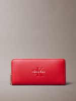 Billetera con Llavero de Monograma CK Rojo Calvin Klein