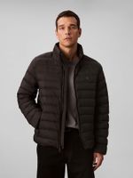 Parka Puffer Gorro y Cierre Negro Calvin Klein