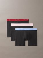 Pack De 3 Bóxer Brief Cotton Stretch Negro Calvin Klein