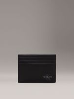 Tarjetero con Monograma Negro Calvin Klein