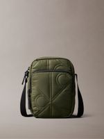 Bolso Reporter Acolchado con Logo Verde Calvin Klein