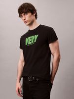 Polera con Estampado Gráfico Very Negro Calvin Klein