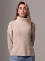 Sweater Chunky Loose Beige Calvin Klein