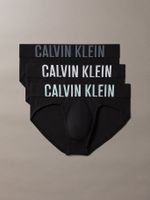Pack De 3 Slips Intense Power Cotton Negro Calvin Klein