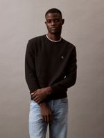 Polerón Fleece con Logo Archive Negro Calvin Klein