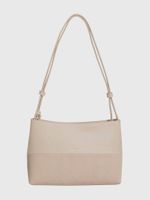 Cartera Ck Mixmedia Beige Calvin Klein
