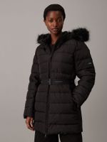 Parka Padded Scuba Negro Calvin Klein
