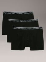 Pack 3 Bóxers Reconsidered Brief Negro Calvin Klein