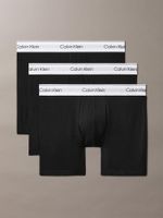 Pack 3 Bóxers Icon Cotton Stretch Negro Calvin Klein
