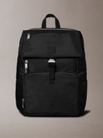 Mochila Utility Flap Negro Calvin Klein