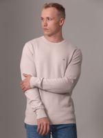 Sweater Pique Structure Sweater Crema Calvin Klein