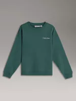 Polerón Niño City Scene Verde Calvin Klein