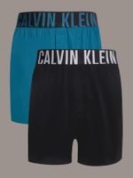 Pack 2 Woven Boxer Intense Power Negro Calvin Klein