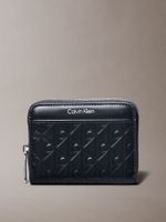 Billetera de Cuero Napa y Rfid Negro Calvin Klein