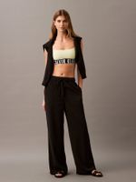 Pantalón Fluido Tipo Pull-On Negro Calvin Klein