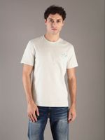 Polera con Monograma Difuminado Verde Calvin Klein