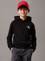 Polerón Niño Small Monogram Negro Calvin Klein