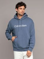 Polerón con Gorro Logo Hero Azul Calvin Klein