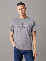 Polera Monogram Gris Calvin Klein