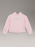 Polerón Bordes Sin Rematar Elástico Rosado Calvin Klein