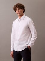Camisa Clásica Stretch Blanco Calvin Klein