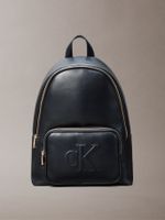 Mochila Con Logo Monograma Grabado Negro Calvin Klein