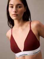 Bralette Triangular Modern Cotton Burdeo Calvin Klein