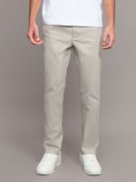 Pantalón Slim Brushed Twill Beige Calvin Klein