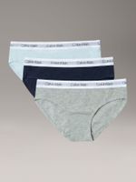 Pack 3 Calzon Bikini para Niña Multicolor Calvin Klein