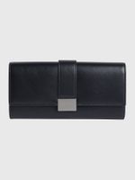 Billetera Snap Large Negro Calvin Klein