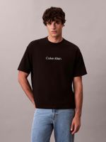 Polera Relaxed con Logo Negro Calvin Klein