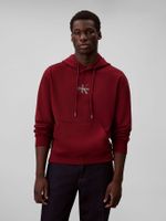 Polerón con Gorro y Logo Burdeo Calvin Klein