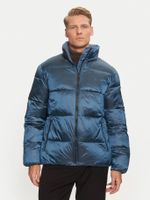Parka Two Tone Puffer Azul Calvin Klein