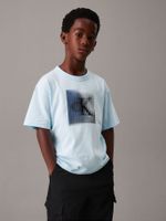 Polera Niño Shifted Ck Celeste Calvin Klein