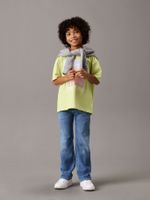 Jeans Niño Soft Blue Regular Straight Azul Calvin Klein