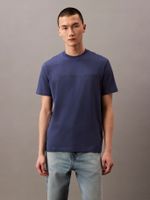 Polera Regular con Logotipo Azul Calvin Klein