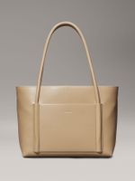 Cartera Tote Ck Linn Medium Beige Calvin Klein