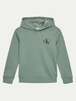 Polerón Niño Small Monogram Verde Calvin Klein