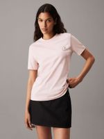 Polera Embroidered Rosado Calvin Klein