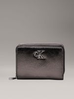 Billetera Minimal Monogram Gris Calvin Klein