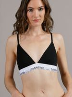 Bralette Triangular Modern Cotton Negro 001 Calvin Klein