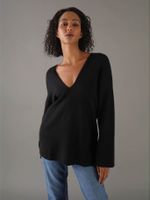 Sweater Wool Blend Negro Calvin Klein