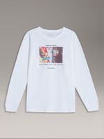 Polera Niño City Photo Graphic Blanco Calvin Klein