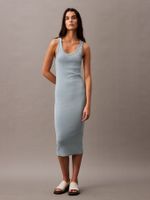 Vestido Hero Contour Celeste Calvin Klein